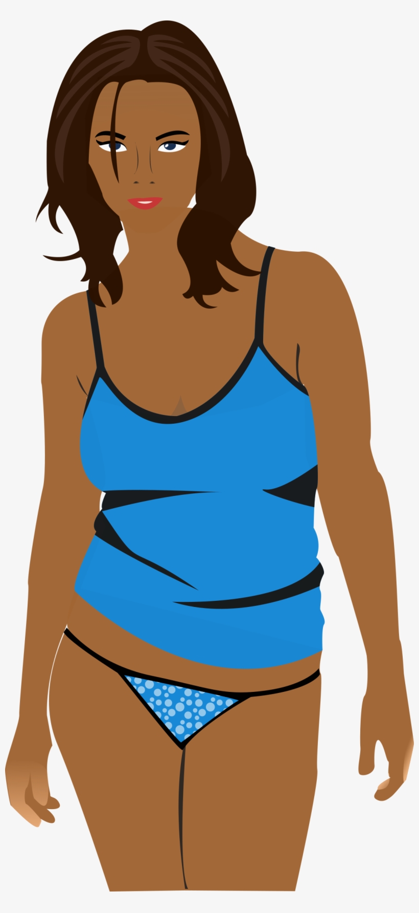 This Free Icons Png Design Of Woman Wearing Undies, transparent png download
