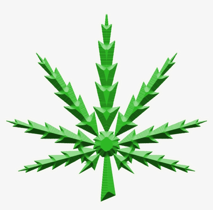 The Gallery For > Pot Leaf Png Transparent - Illustration, transparent png download