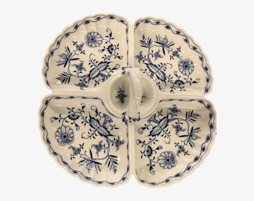 Meissen Porcelain Divided Serving Tray With Center - Meissen Porcelain, transparent png download