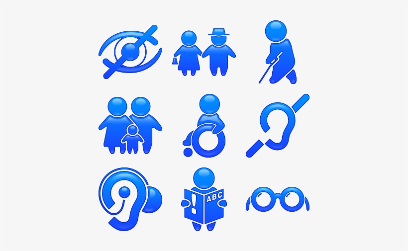 Search - Person With Disability Icon Png, transparent png download