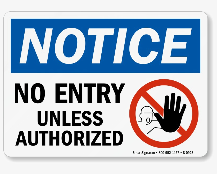 Authorized Sign Png Photos - Keep The Door Locked, transparent png download