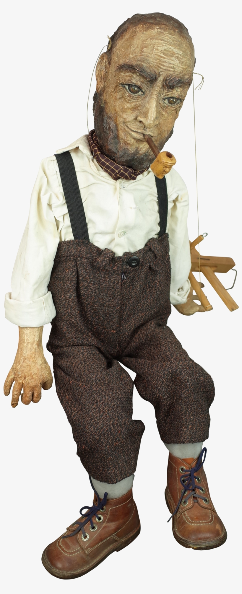 Papier Mache Marionette - Statue, transparent png download