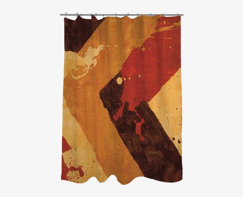 Thumbprintz Splatter I Red Shower Curtain - Thumbprintz Splatter I Red Shower Curtain, Multi, transparent png download