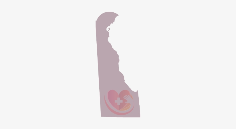 Delaware - Silhouette Of State Of Delaware, transparent png download