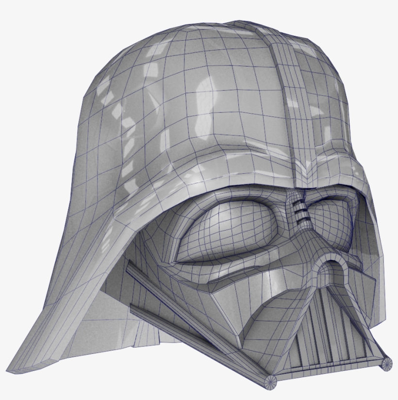 Wireframe - Darth Vader, transparent png download