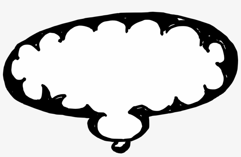 50 Hand Drawn Comic Speech Bubbles Vector - Comics, transparent png download