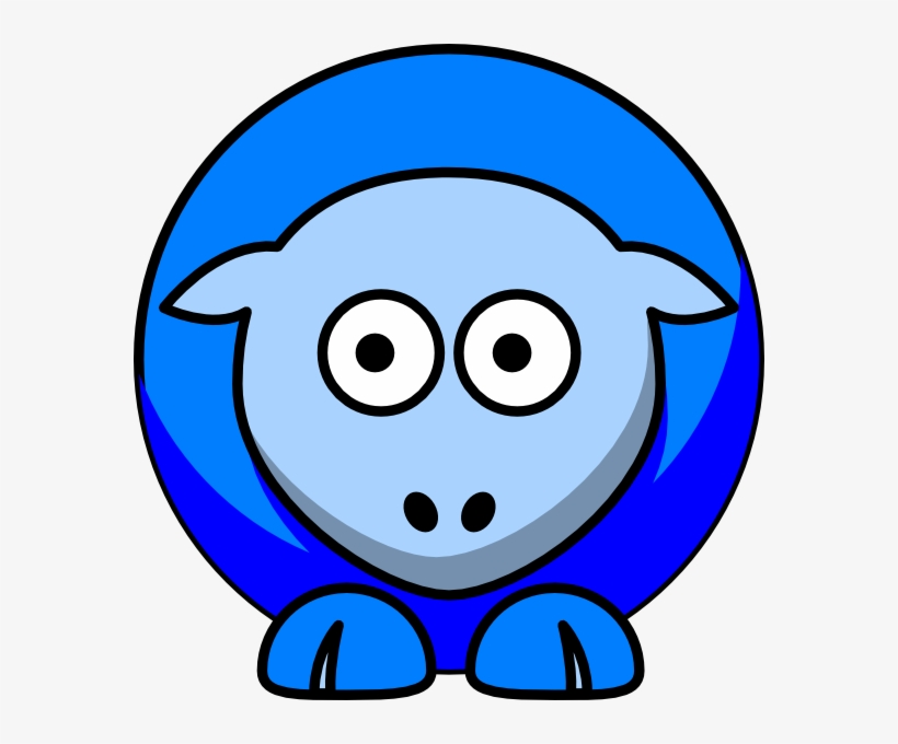 Sheep Looking Right Svg Clip Arts 576 X 600 Px, transparent png download