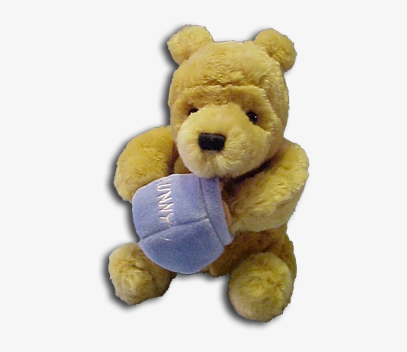 Winnie The Pooh Rattle Baby Gund Plush Toy - Teddy Bear, transparent png download