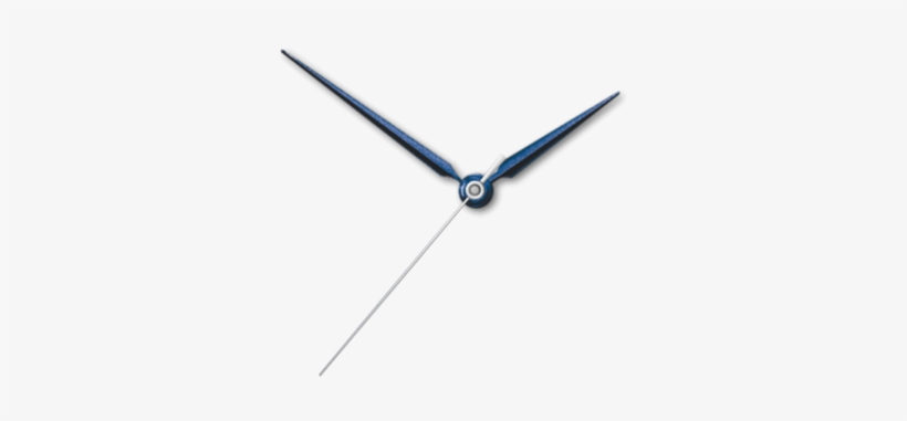 Blue Hour, Minute & Silver Seconds - Silver, transparent png download