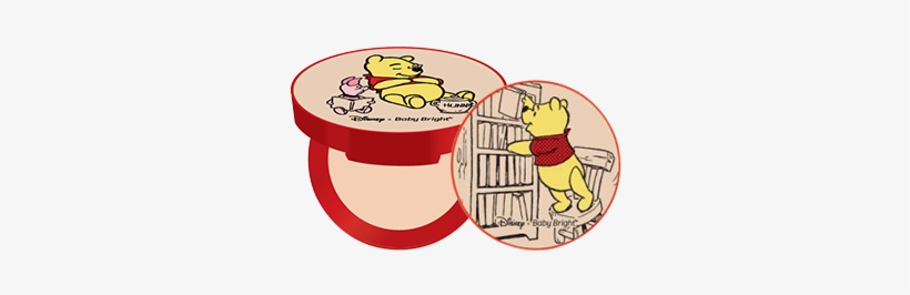 [baby Bright X Winnie Pooh] Honey Aa Powder Pact Spf - Cartoon, transparent png download