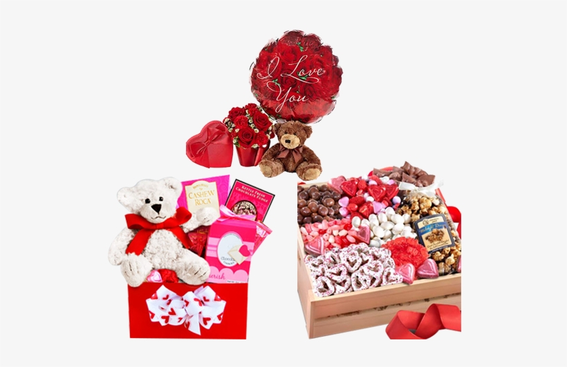 Same Day Valentine Flower Delivery Service For Valentine's - Valentine Cuddles & Kisses, transparent png download