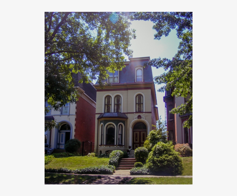 This Three Story Home Is Topped With A Mansard Roof - Estate, transparent png download