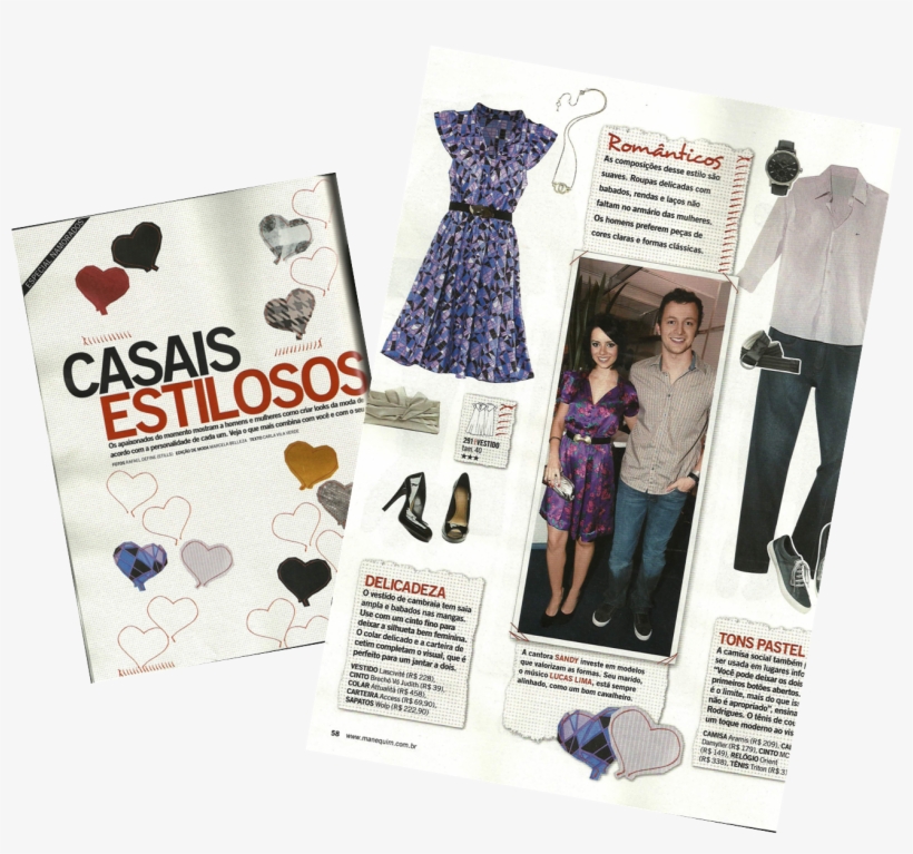 A Revista Manequim De Junho Traz Um Especial Com Casais, transparent png download