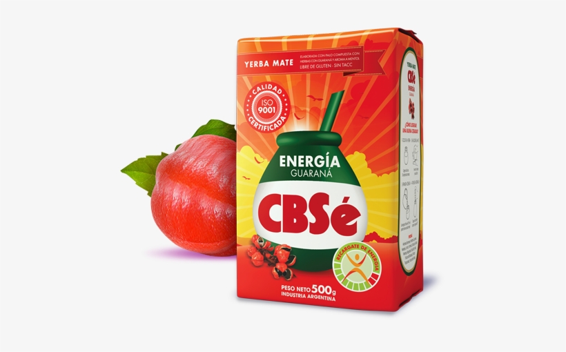 Cbse Energizante With Guarana Yerba Mate 500 G - Cbse Yerba Mate, transparent png download