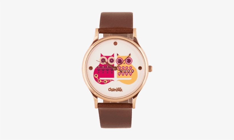 Chumbak Analogue Gold Dial Women's Watch -8904218059671, transparent png download