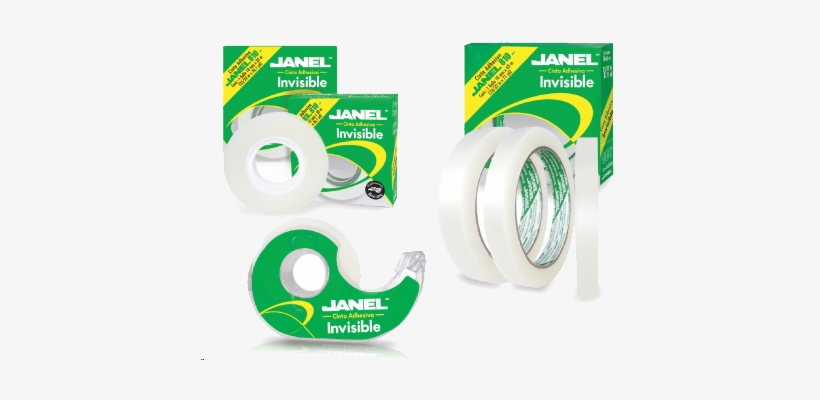 Cinta Adhesiva Invisible Janel 810 Color Transparente, transparent png download