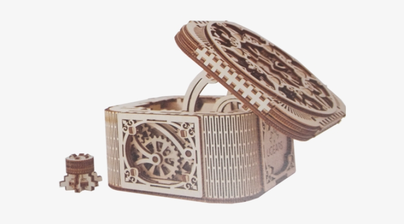 Treasure Box Mechanical Puzzle Box - Puzzle, transparent png download