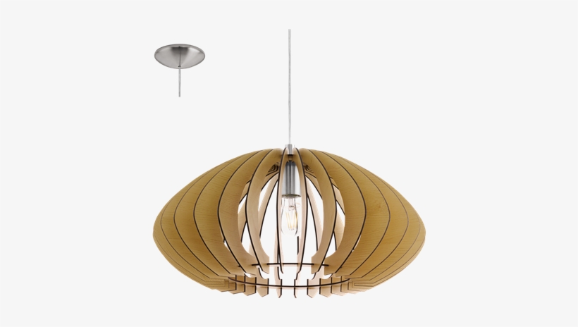 Lámpara Colgante Cossano 2 Natural 95257 Eglo Www - Eglo 95257 | Pendant Light Fitting | Cossano, transparent png download