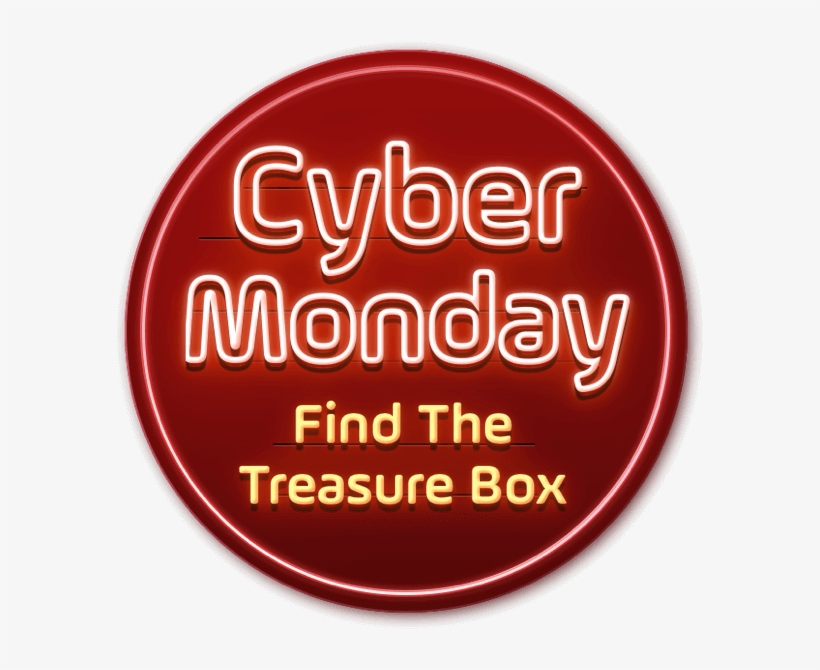 Find Treasure Box On Cyber Monday - Cyber Monday, transparent png download