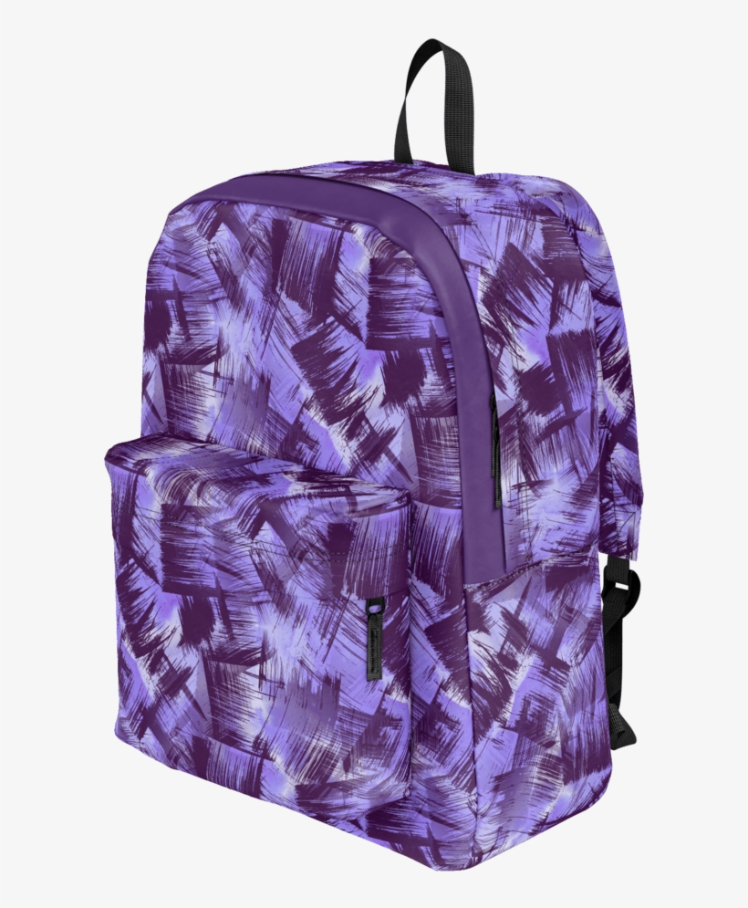 Purple Paint Strokes - Diaper Bag, transparent png download