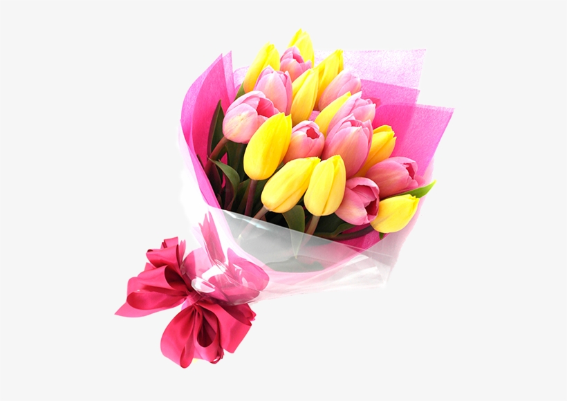 Ramo Con Tulipanes - Ramos De Flores Tulipanes, transparent png download