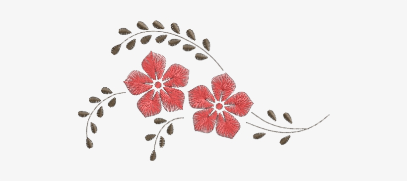 Galhos Flores - Galhos De Flores Desenho, transparent png download