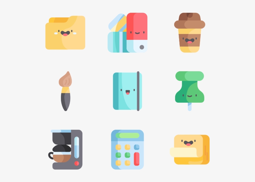 Stationery 50 Icons - Icon, transparent png download