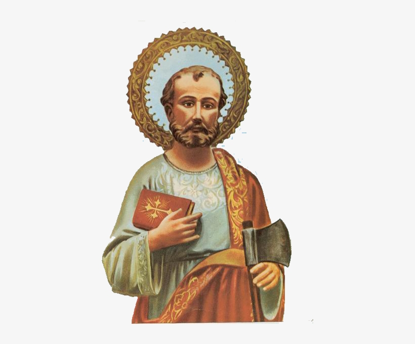 San Judas Tadeo, Intercesor En Todo Problema Difícil, - Figura De San Judas Tadeo, transparent png download