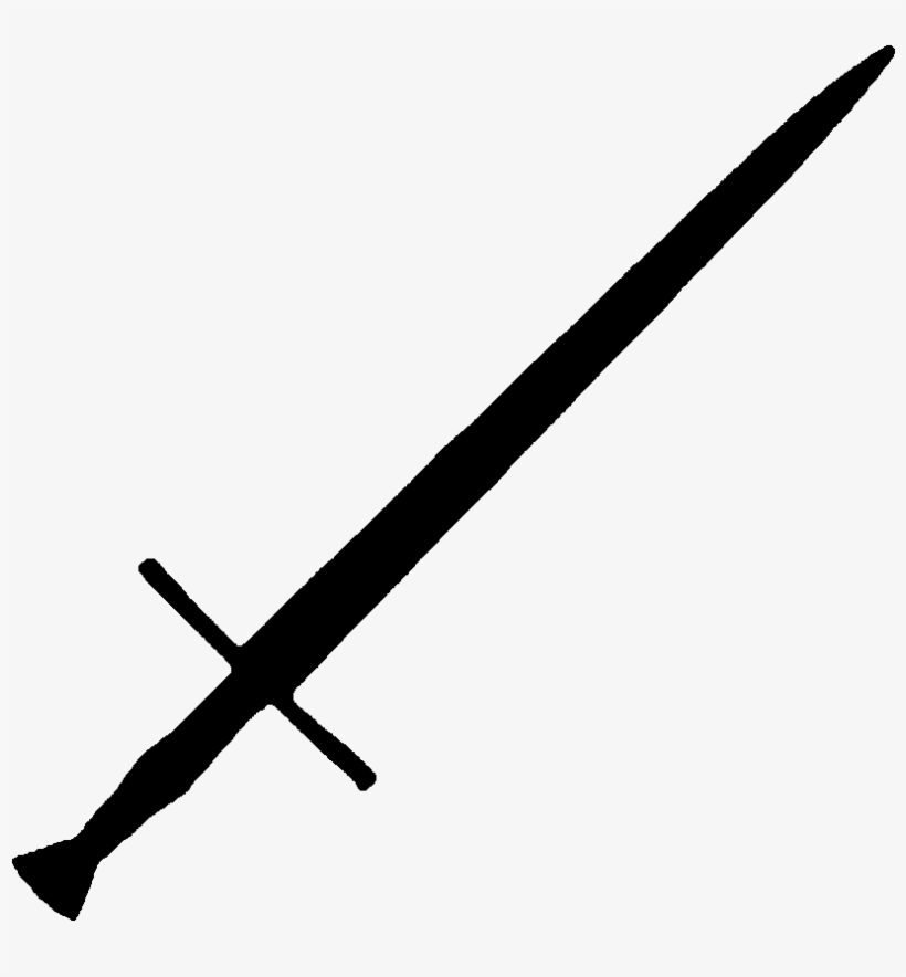 Broad Sword Emblem Bo - Cross, transparent png download