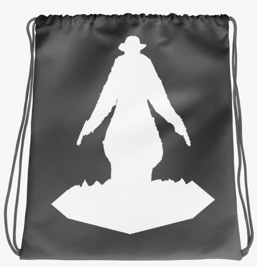 Warslinger Of The Heptad Silhouette Drawstring Bag, transparent png download
