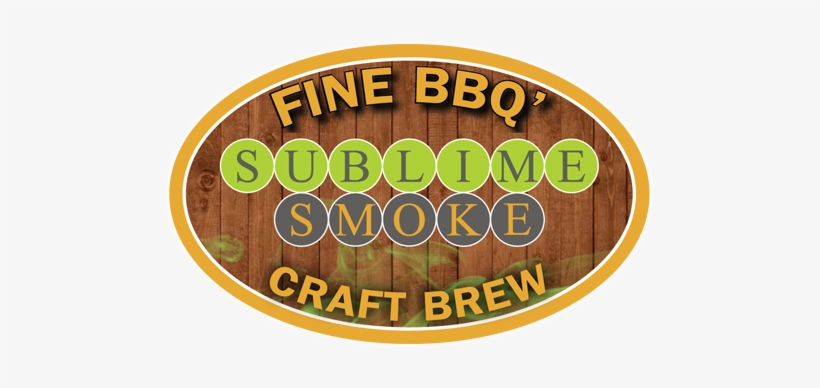 Logo - Sublime Smoke Fine Bbq & Craft Brew, transparent png download