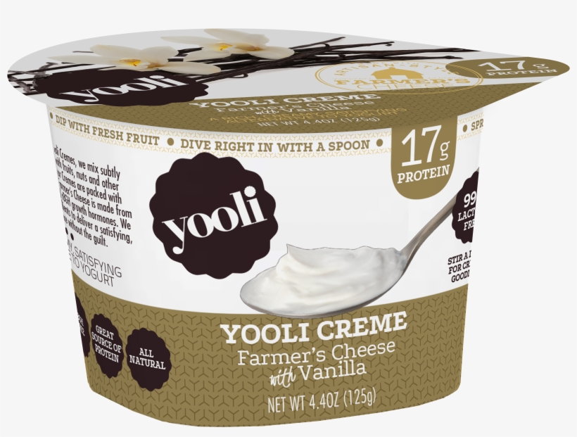 Yooli's Farmer's Cheese Creme With Vanilla - Cheese, transparent png download