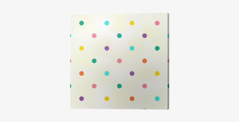 Cuadro En Lienzo Círculos De Fondo Sin Fisuras Textura - Polka Dot, transparent png download