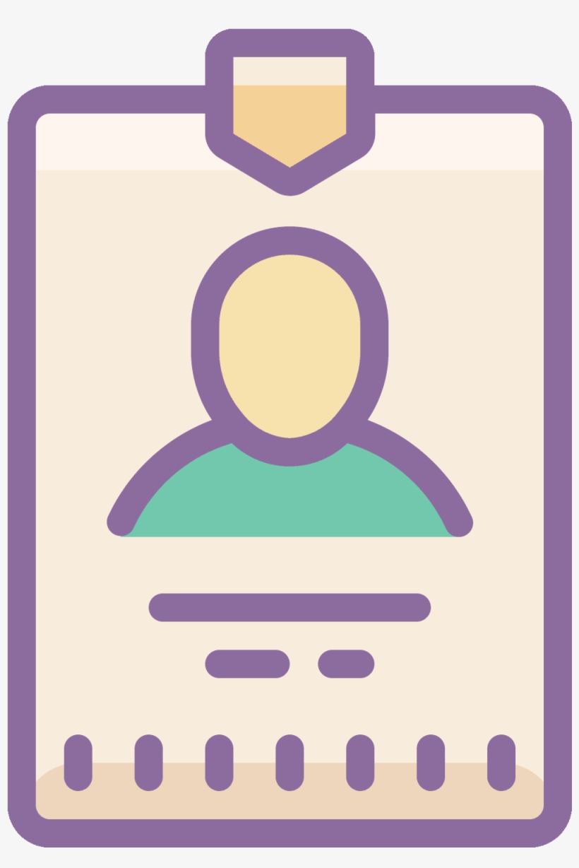 Identification Documents Icon - Persona En Casa Png, transparent png download