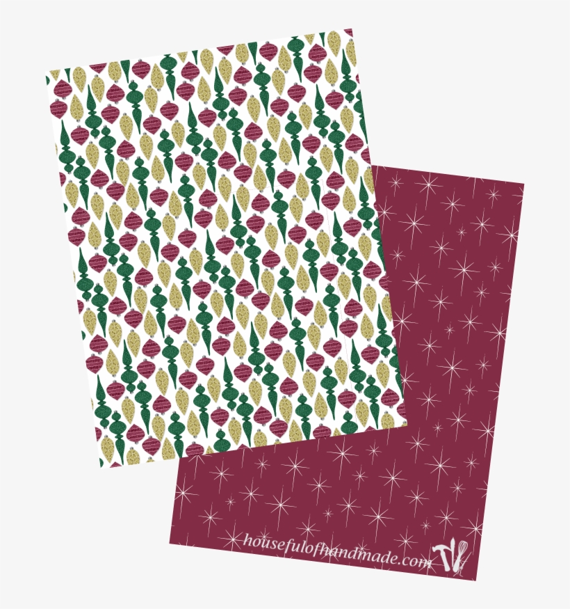 Make Christmas Paper Crafting Easy With These Beautiful - Beautiful Printed Paper, transparent png download