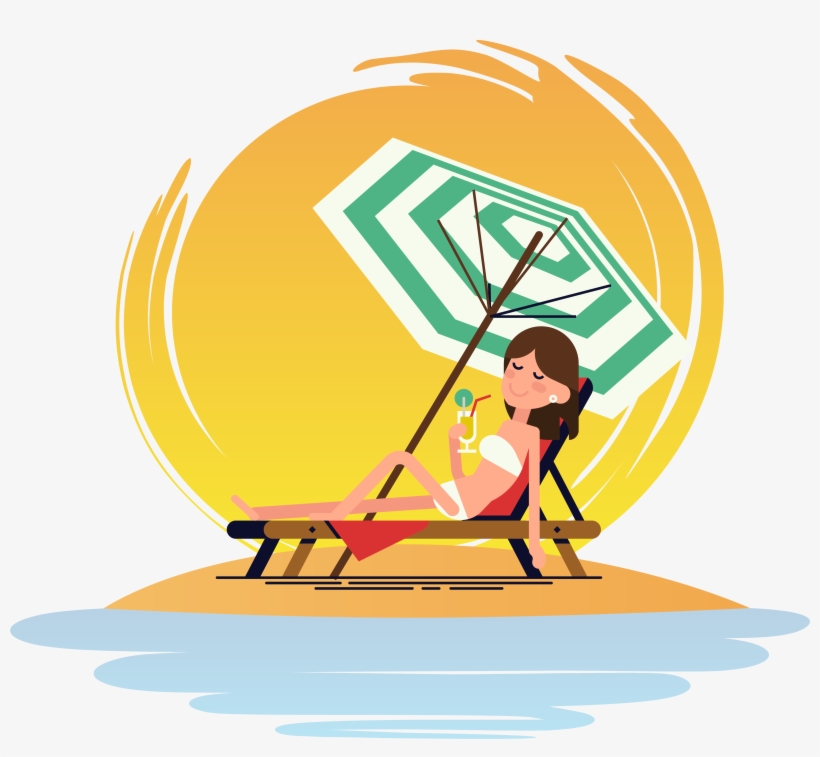 Beach Hacks - Illustration, transparent png download