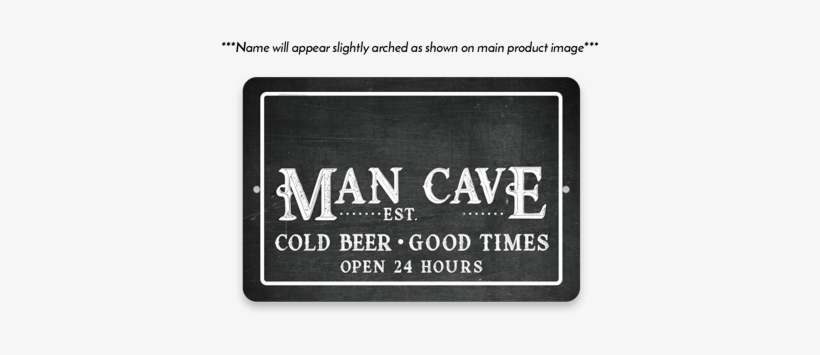 Error Message - 4 Wooden Shoes Personalized Chalkboard-look Man Cave, transparent png download