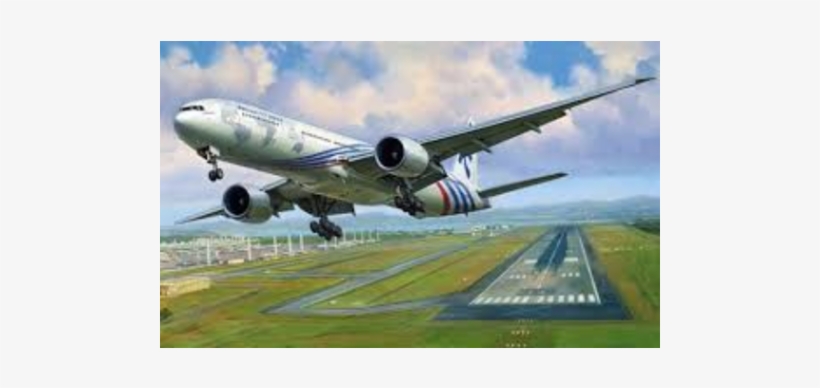 Zvezda Boeing 777-300er 1:144 Aircraft Model Kit 7012, transparent png download