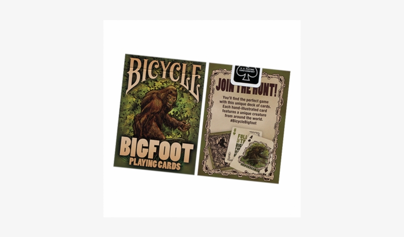 Bicycle Bigfoot Playing Card Deck - Bigfoot Bicycle Playing Card By Us Playing Card Co, transparent png download