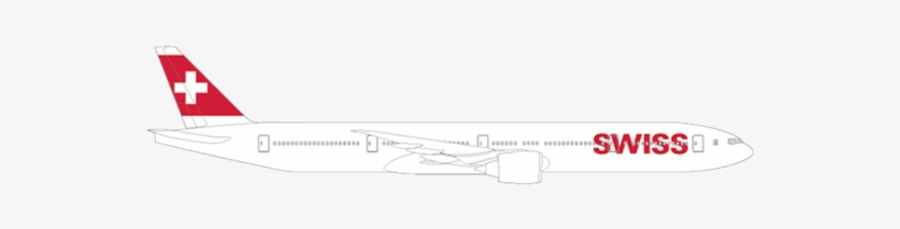 Boeing 777-300er - Swiss Zürich Bangkok Flugzeugtyp, transparent png download