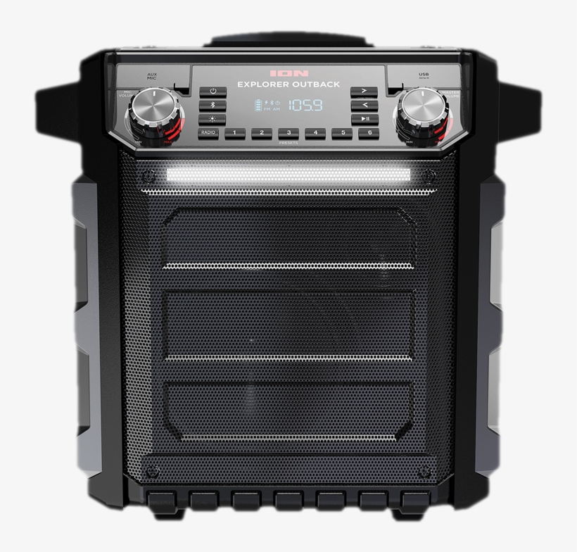 Ion Audio Explorer Outback - Ion Explorer Outback Wireless Rechargeable Speaker, transparent png download