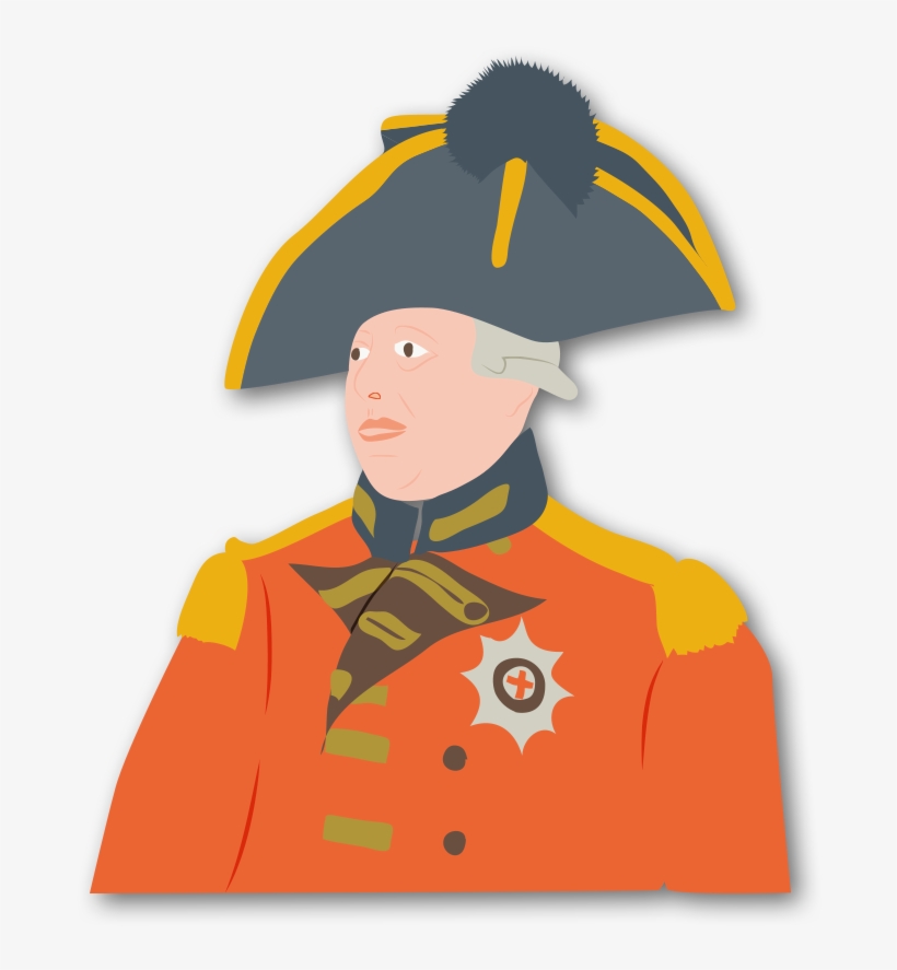 Charter Of King George Iii - Cartoon King George Iii, transparent png download