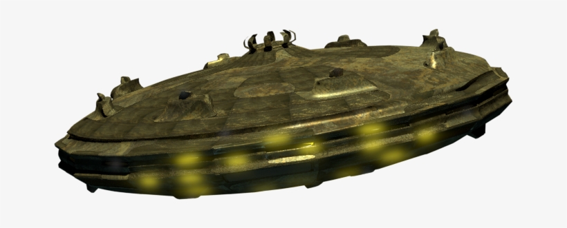 Lights Showing Through Body Of Ufo - Scale Model, transparent png download