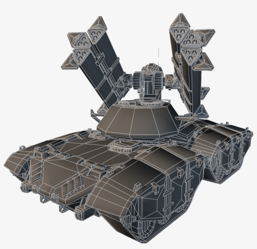 Lowpoly1 Wire - Churchill Tank, transparent png download