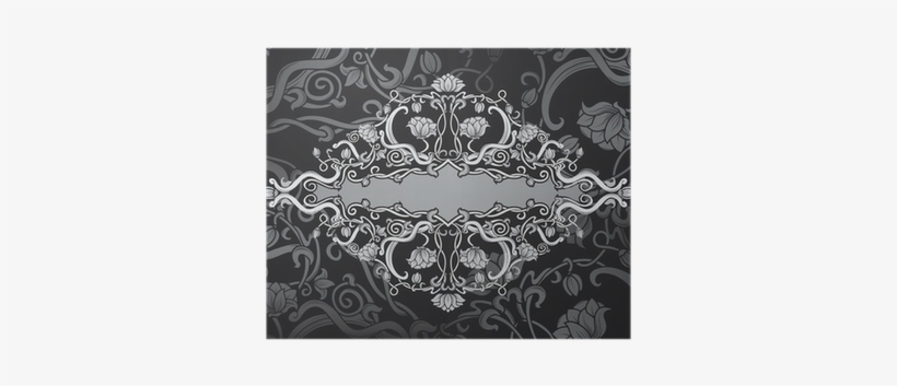 Revival Ornate Frame Background - Paisley, transparent png download