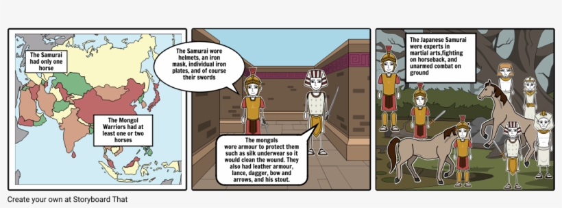 Japanese Samurai Vs - Warrior, transparent png download