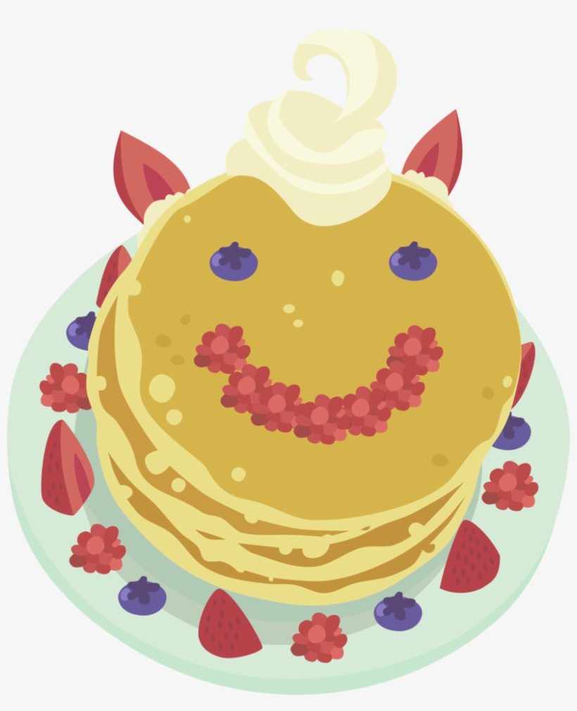 Princess Celestia - Transparent Background Pancake Clipart, transparent png download