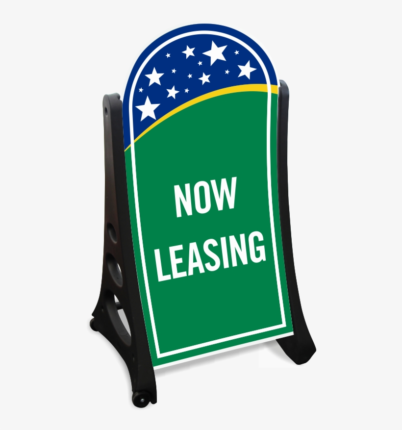 Now Leasing Sidewalk Sign Kit - Sign, transparent png download