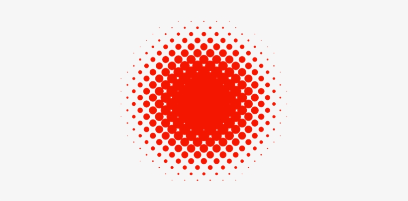 Postado Por Rose Alves - Halftone Circle Vector, transparent png download