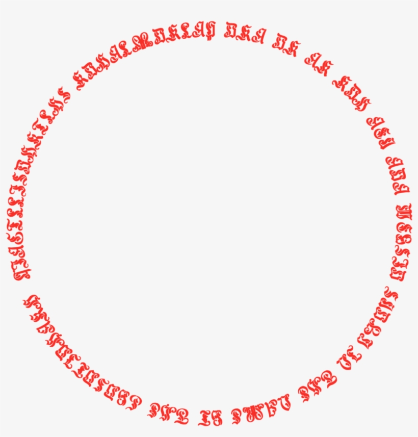 O Círculo Vermelho Simples, O Png Transparente - Commissioner For Oaths Stamp, transparent png download